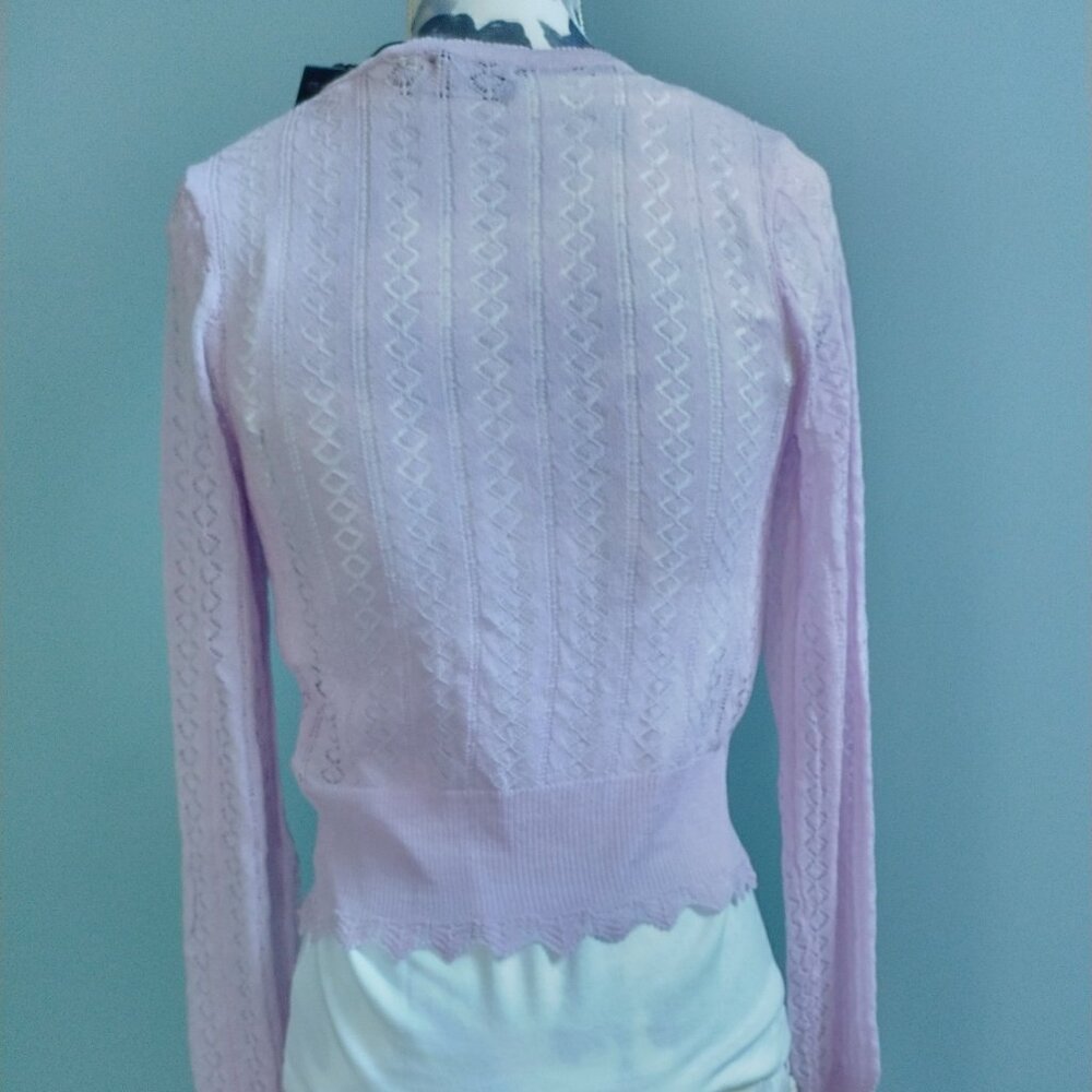 Polo Ralph Lauren Lacey Knit Cardigan, Wool  NEW - Picture 7 of 15